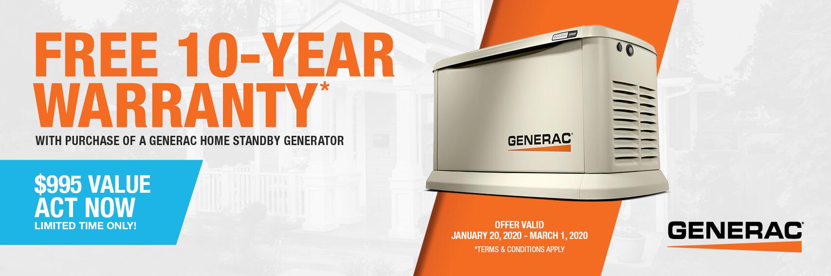 Homestandby Generator Deal | Warranty Offer | Generac Dealer | Simi Valley, CA